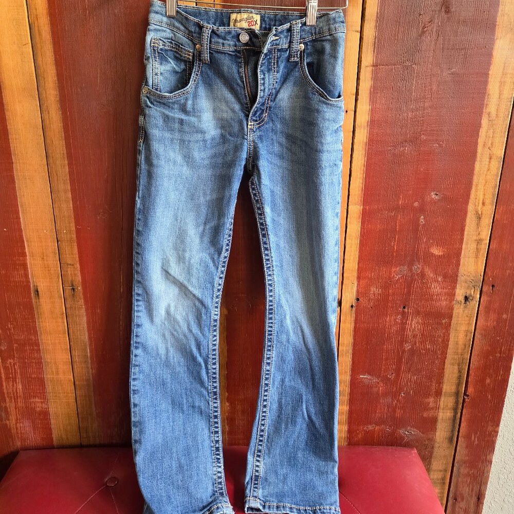 Wrangler Boys 20X Vintage Bootcut Slim Fit Jeans - 16 Slim